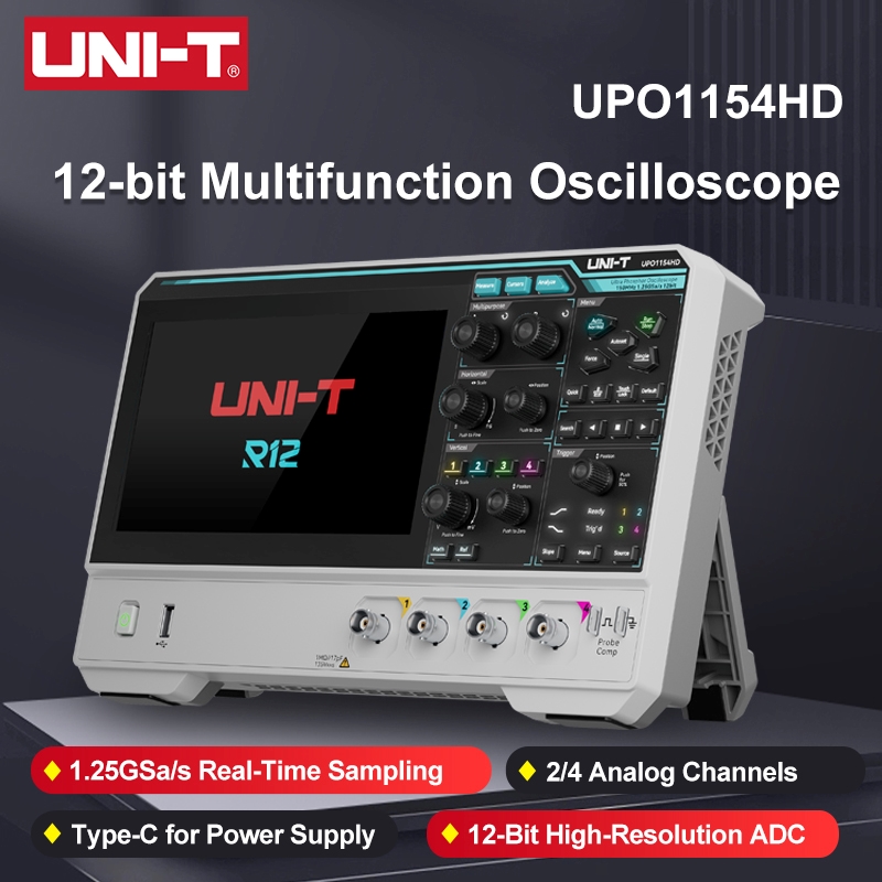 Digital Storage Oscilloscope 100Mhz - Oscilloscope UNI-T UPO1154HD UPO1082HD, oscilloscope fluorescent