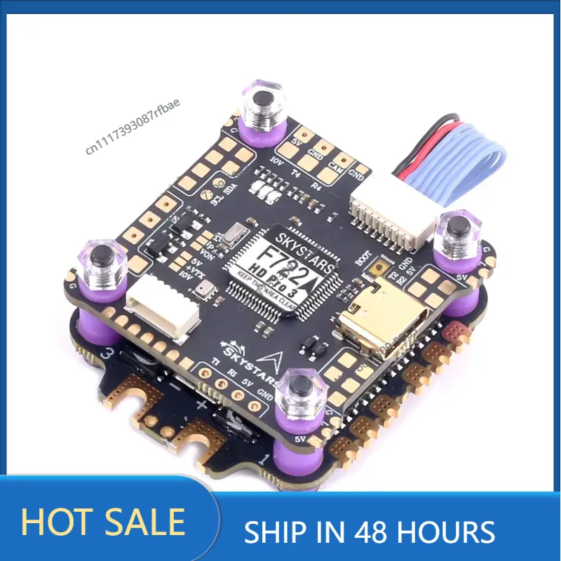 Fpv Flight Controller F7 Stack 60A - Contrôleur de vol Skystars F7 F722HD