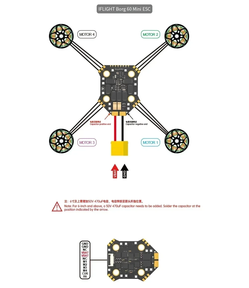 Iflight Borg F7 Mini pile avec - Fpv Flight Controller F7 Stack 60A avis et prix