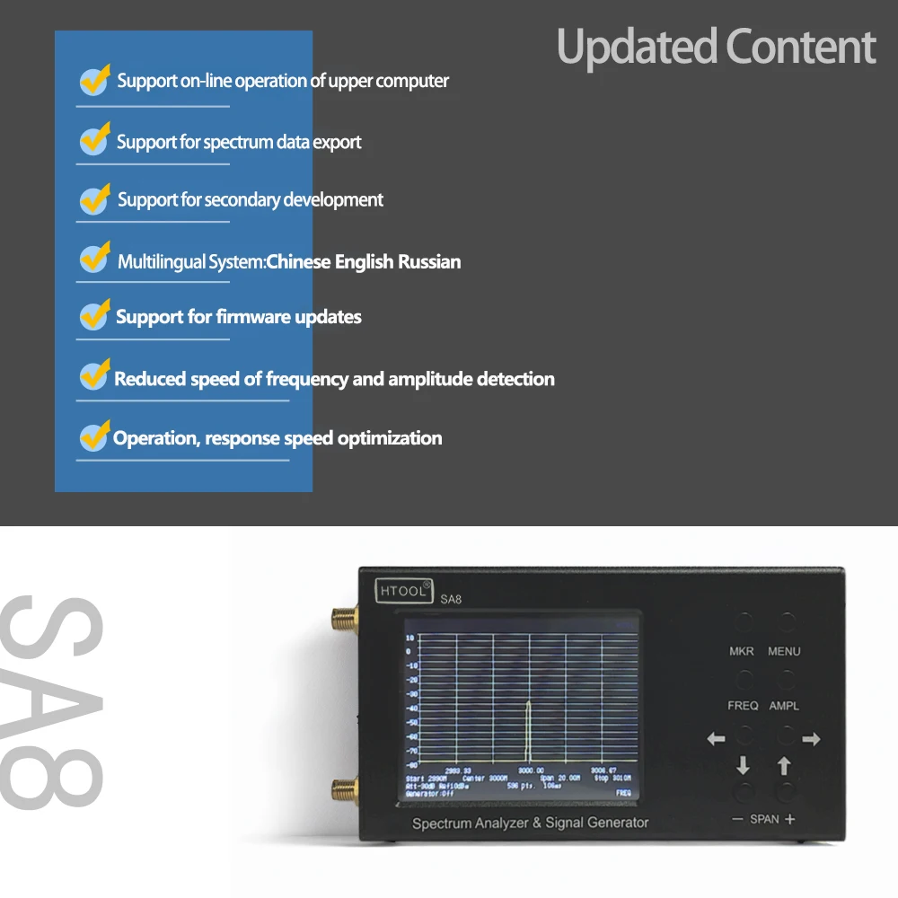 Analyseur de spectre portatif  - Signal Generator Spectrum Analyzer avis et prix